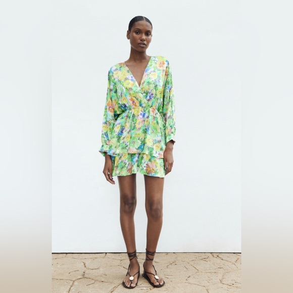 FLORAL PRINT DRESS - Picture 6 of 14